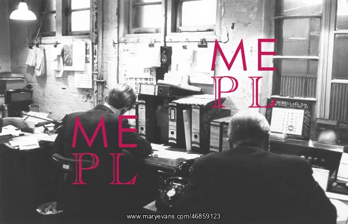 : Men at work in an office : Men at work in an office