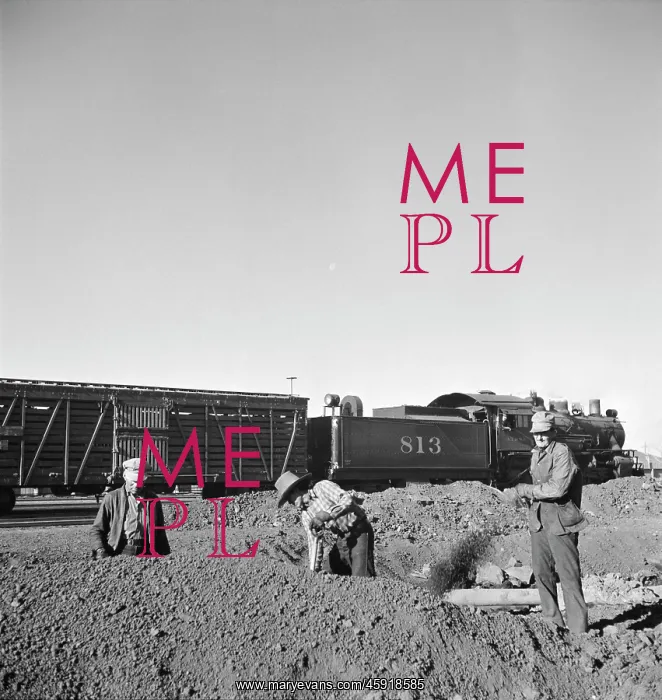 : Men - workers - occupations - day laborers - railroad : Men - workers - occupations - day laborers - railroad