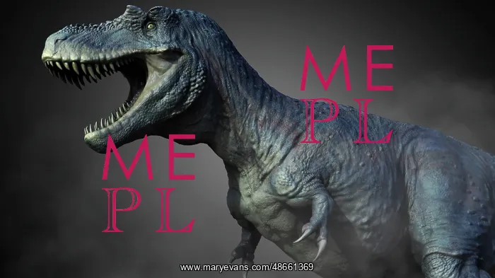 : A menacing Albertosaurus dinosaur, with mouth open : A menacing Albertosaurus dinosaur, with mouth open