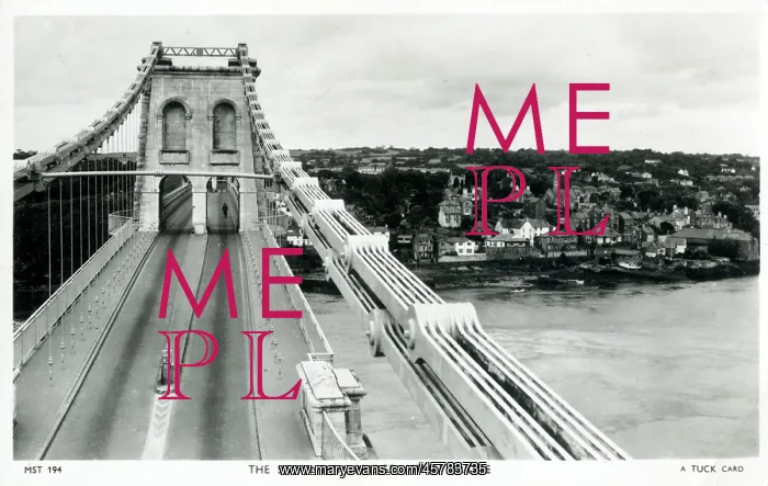 : The Menai Suspension Bridge : The Menai Suspension Bridge