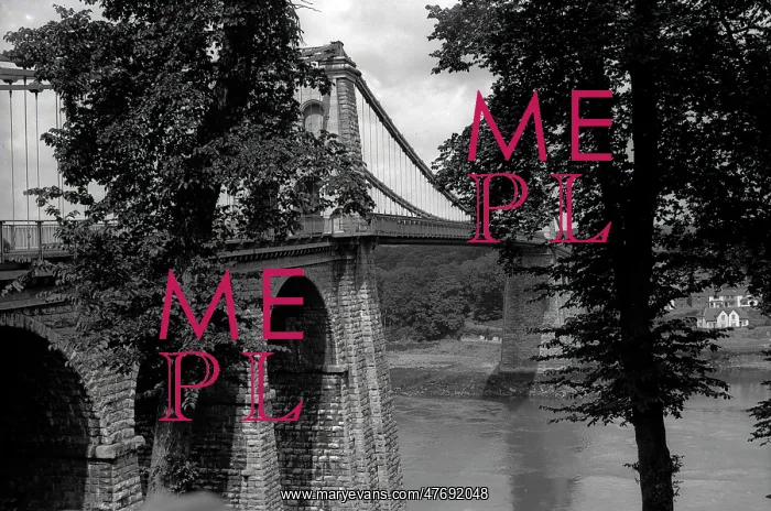 : The Menai Suspension Bridge : The Menai Suspension Bridge