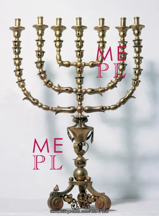 : Menorah. Sephardic Museum. Toledo. Spain : Menorah. Sephardic Museum. Toledo. Spain