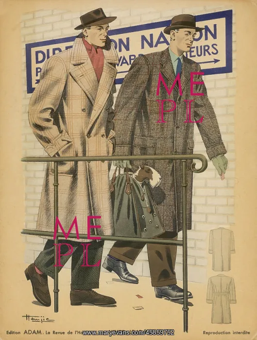 : MEN'S COATS 1943 : MEN'S COATS 1943