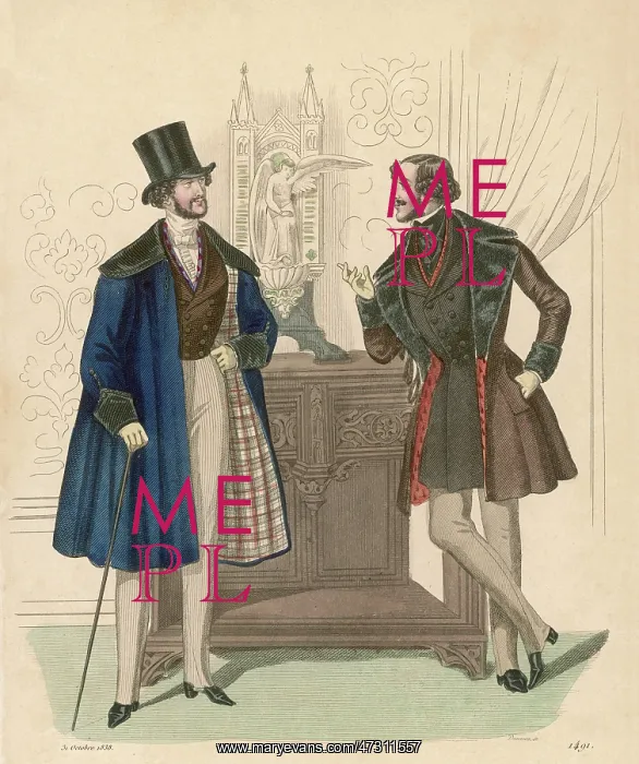 : Men's Costume 1838 : Men's Costume 1838