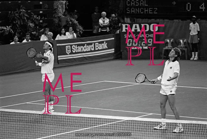 : Men's doubles tennis match : Men's doubles tennis match