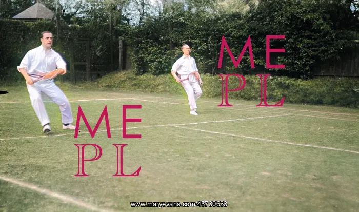 : Men's doubles tennis match : Men's doubles tennis match