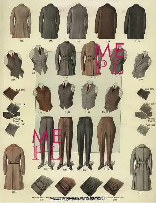 : Men's fashions from the 1920s : Men's fashions from the 1920s