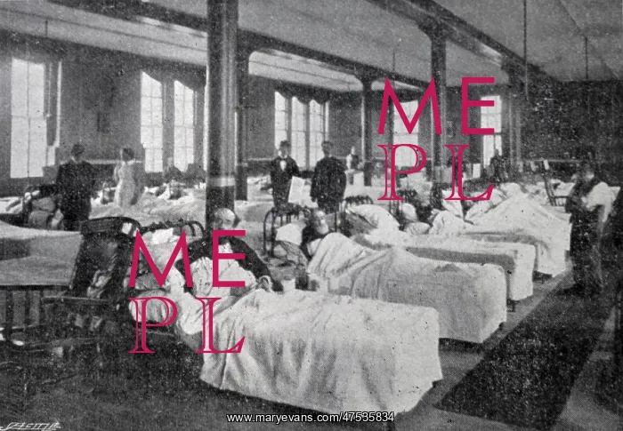 : Men's Infirm Ward at St Pancras Workhouse : Men's Infirm Ward at St Pancras Workhouse
