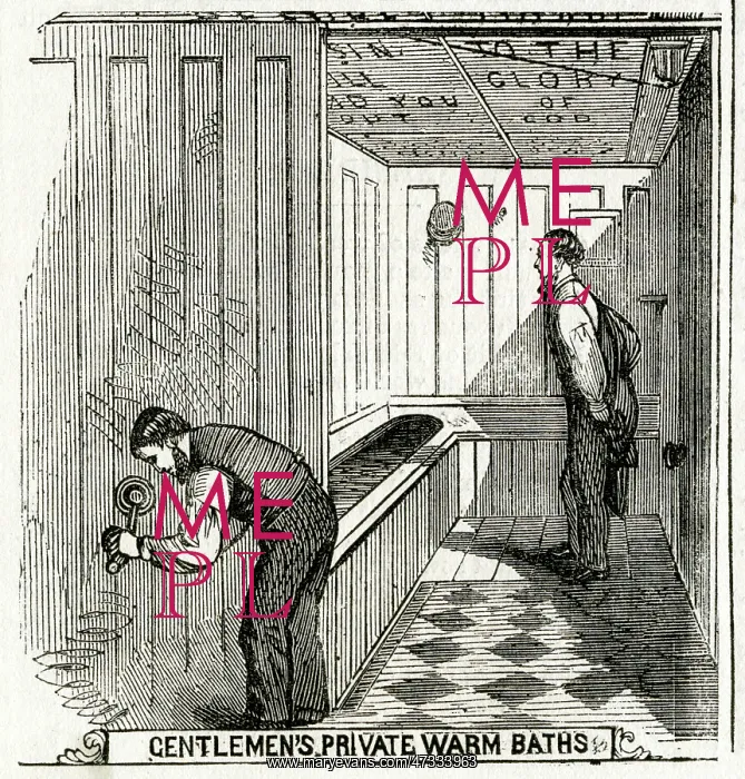 : MEN'S PUBLIC BATHS 1866 : MEN'S PUBLIC BATHS 1866