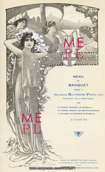 : Menu - Poincare Banquet : Menu - Poincare Banquet