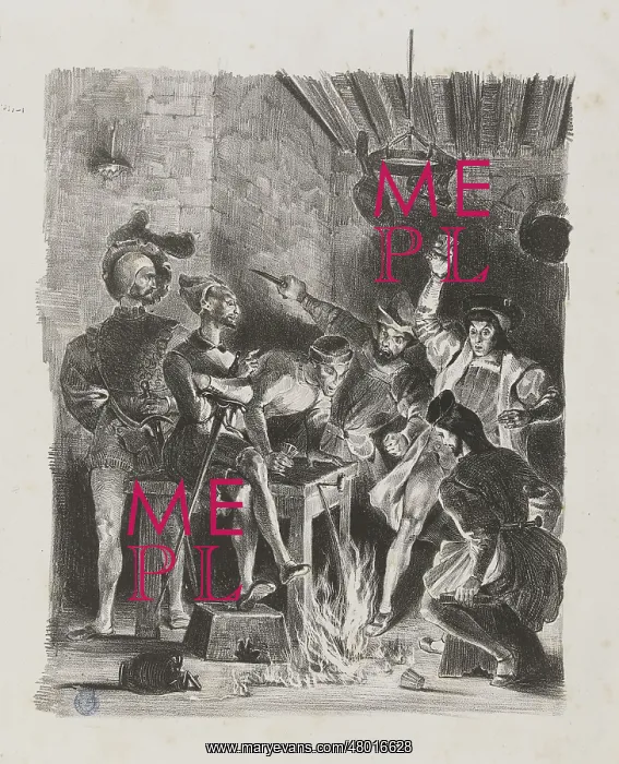 : Mephistopheles at the tavern of the students : Mephistopheles at the tavern of the students