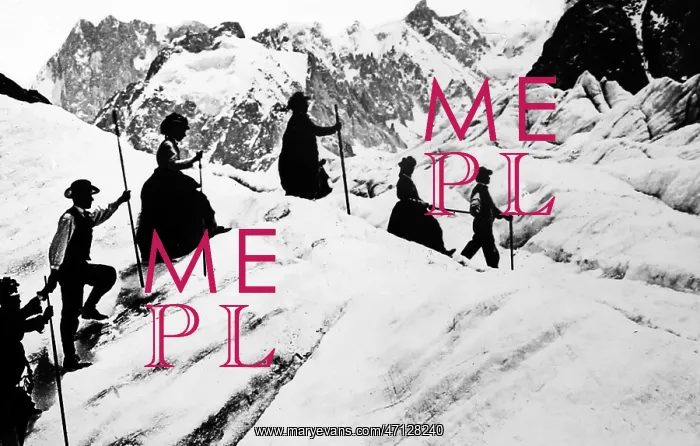  : Mer de Glace, Chamonix, Victorian period