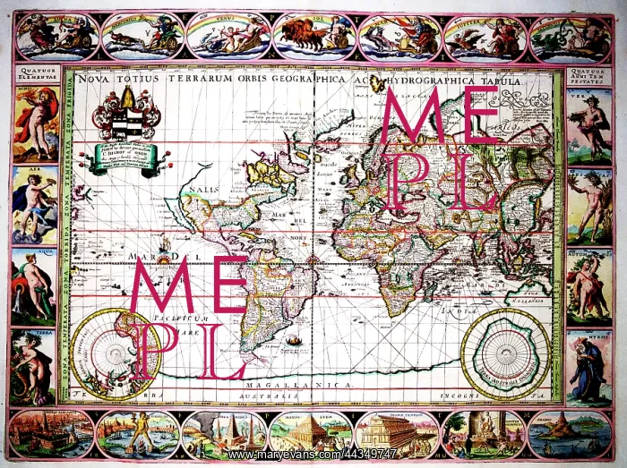 : Mercator Projection, Wall Map of the World : Mercator Projection, Wall Map of the World