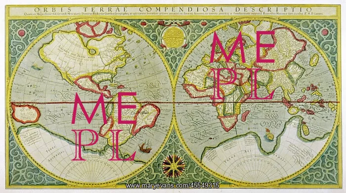  : Mercator - World Map - 1587