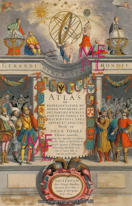 : Mercator's Atlas, 1633 : Mercator's Atlas, 1633