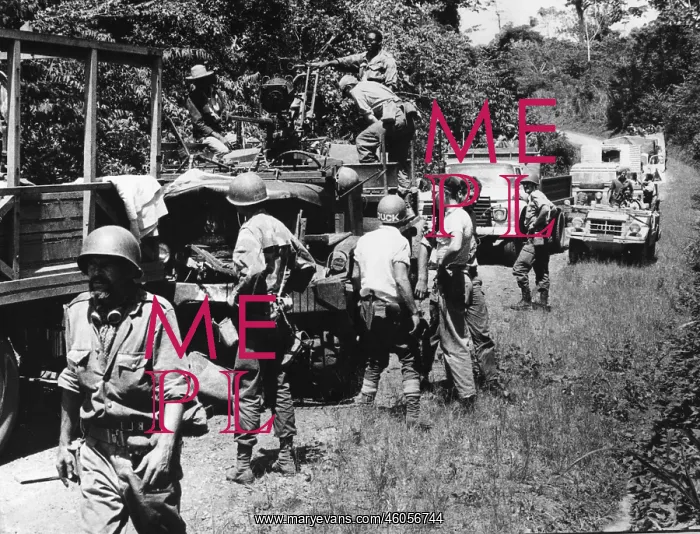 : Mercenaries during assignment against Simba Rebels : Mercenaries during assignment against Simba Rebels