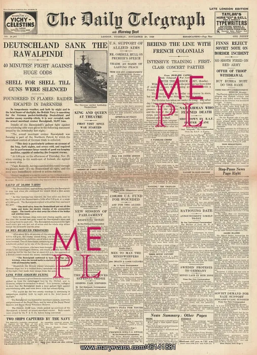 : Merchant cruiser HMS Rawalpindi sunk : Merchant cruiser HMS Rawalpindi sunk
