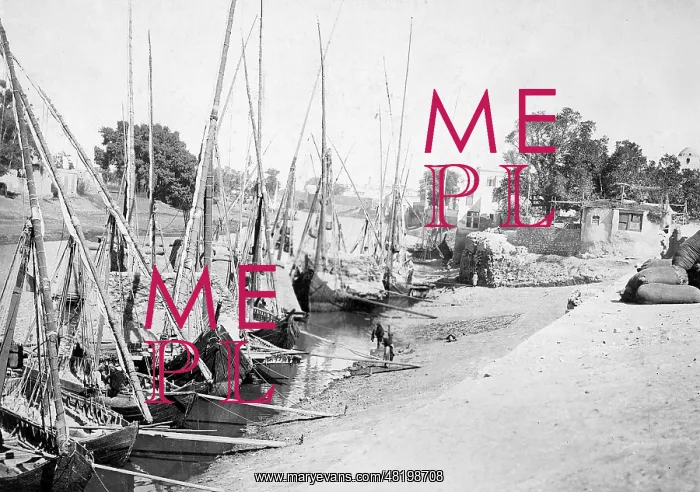 : Merchant ships in Egypt, 1899 : Merchant ships in Egypt, 1899