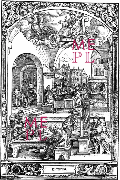 : Mercury: from series of prints executed in 1531 : Mercury: from series of prints executed in 1531