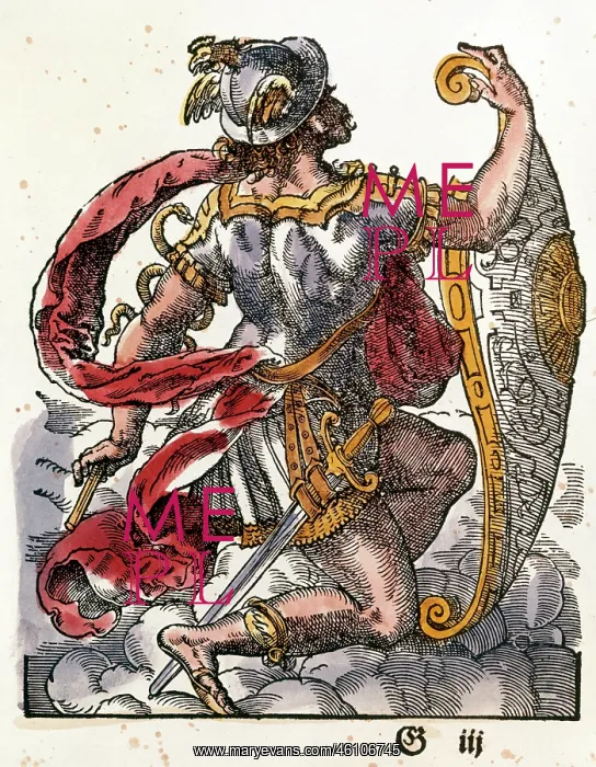 : Mercury, with winged helmet and caduceus : Mercury, with winged helmet and caduceus