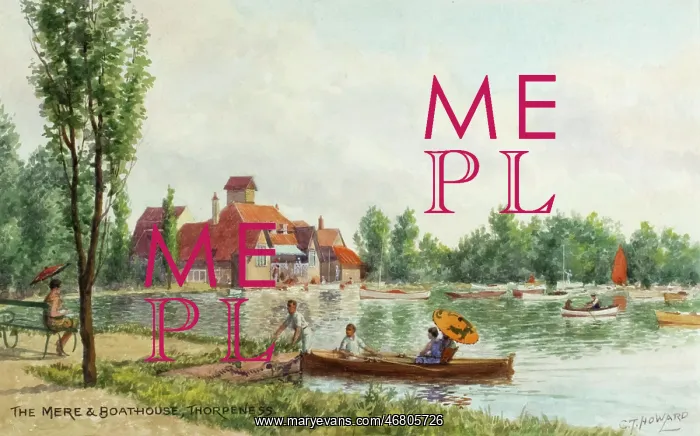 : The Mere and Boathouse, Thorpeness, Suffolk : The Mere and Boathouse, Thorpeness, Suffolk