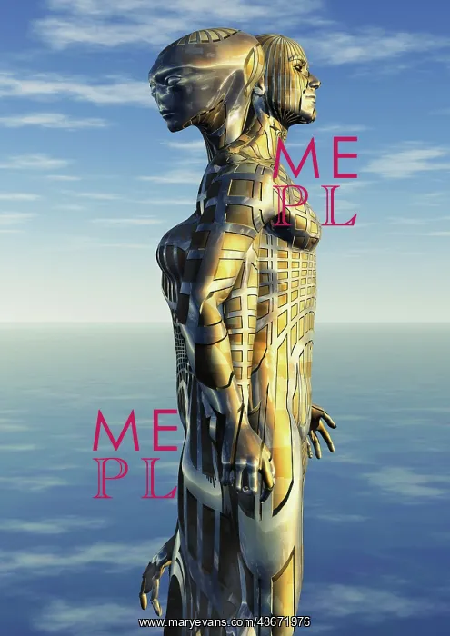 : The merging of alien and humanoid life, creating : The merging of alien and humanoid life, creating