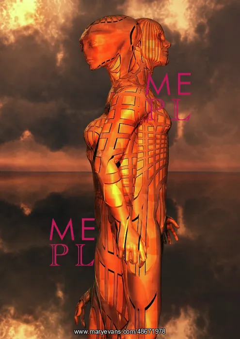 : The merging of alien and humanoid life, creating : The merging of alien and humanoid life, creating