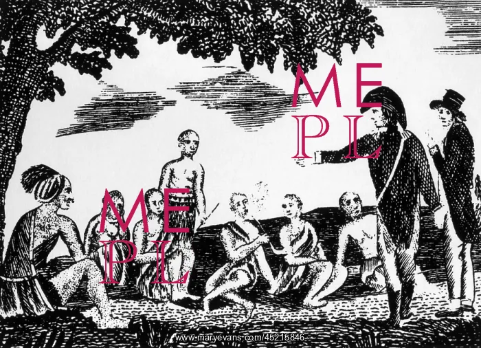 : Meriwether Lewis and William Clark holding ? : Meriwether Lewis and William Clark holding ?