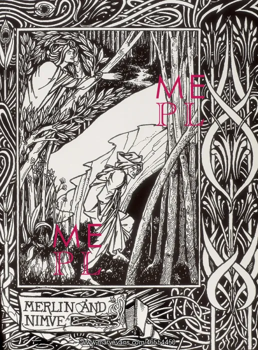 : Merlin the Magician and Nimue : Merlin the Magician and Nimue