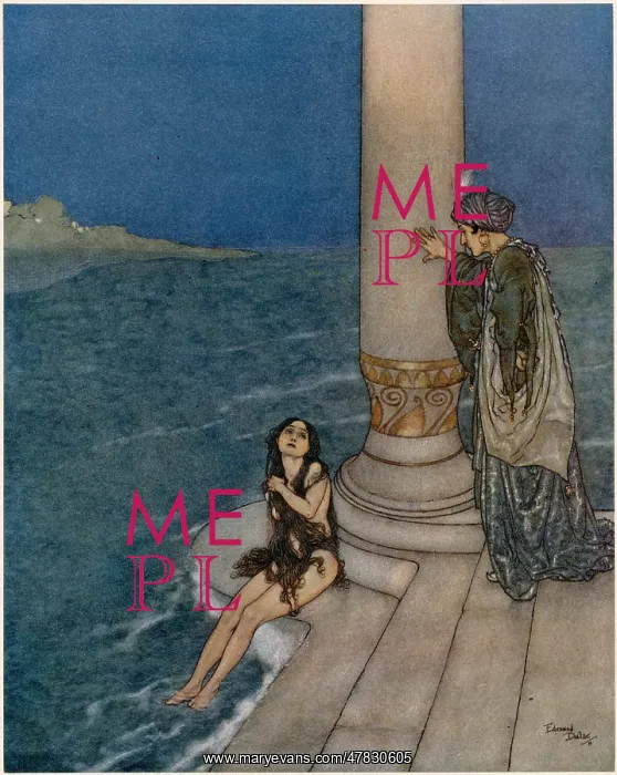 : The Mermaid - Edmund Dulac : The Mermaid - Edmund Dulac