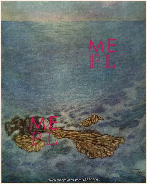 : The Mermaid - Edmund Dulac : The Mermaid - Edmund Dulac