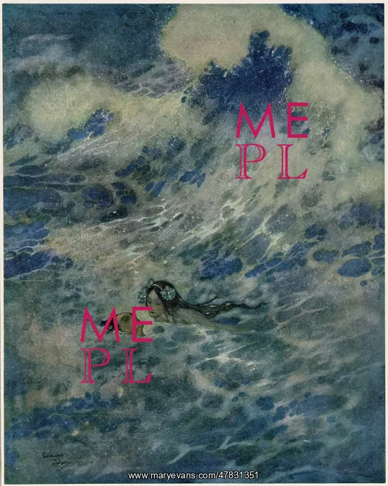 : The Mermaid - Edmund Dulac : The Mermaid - Edmund Dulac