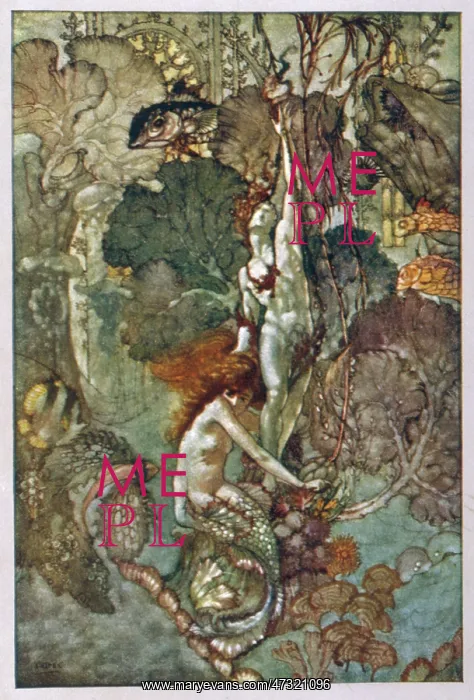  : Mermaid and Statue