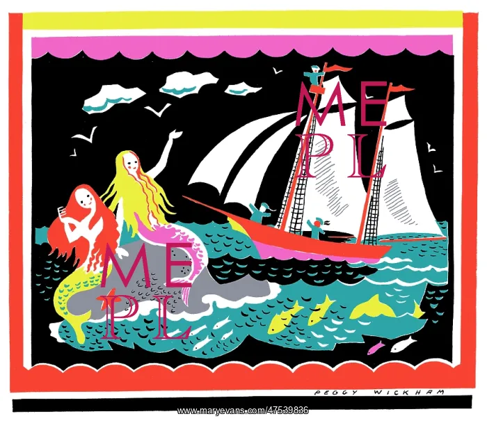 : Mermaids greeting Sailors : Mermaids greeting Sailors