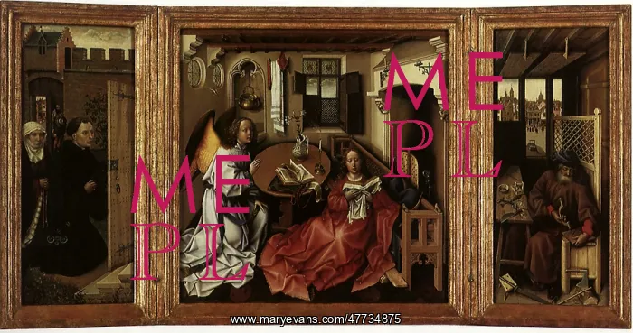  : The Merode Altarpiece: The Annunciation