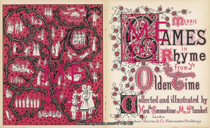 : Merrie Games in Rhyme, title page : Merrie Games in Rhyme, title page