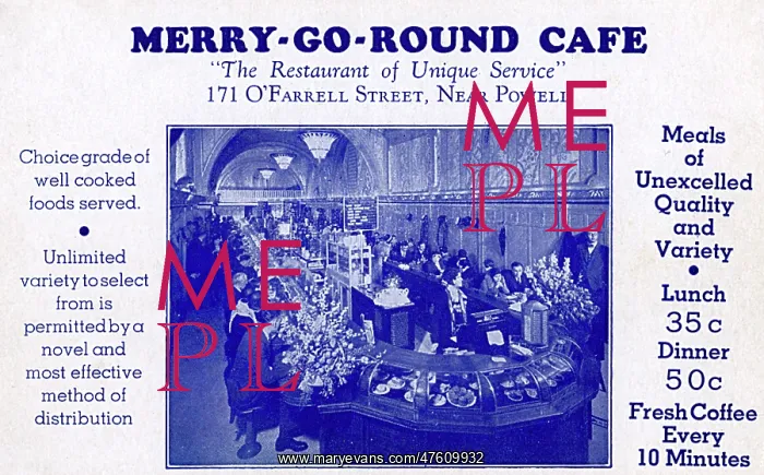 : Merry-Go-Round Cafe, San Francisco, California, USA : Merry-Go-Round Cafe, San Francisco, California, USA