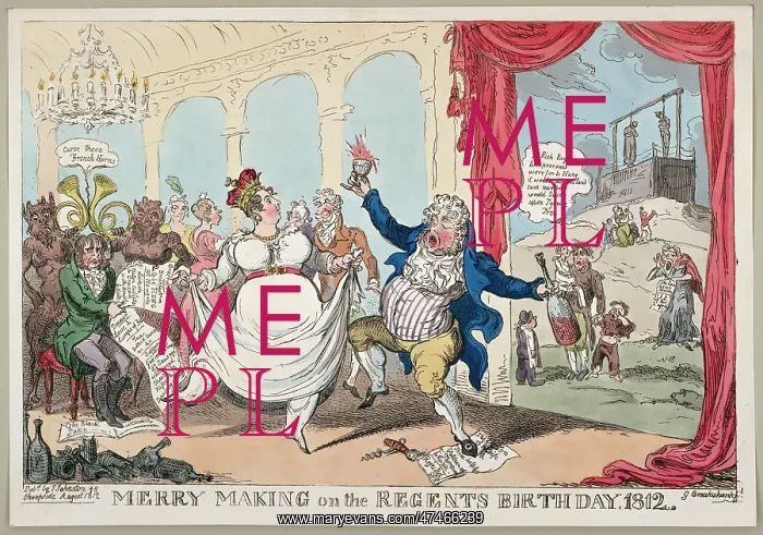 : Merry making on the regents birth day, 1812 : Merry making on the regents birth day, 1812