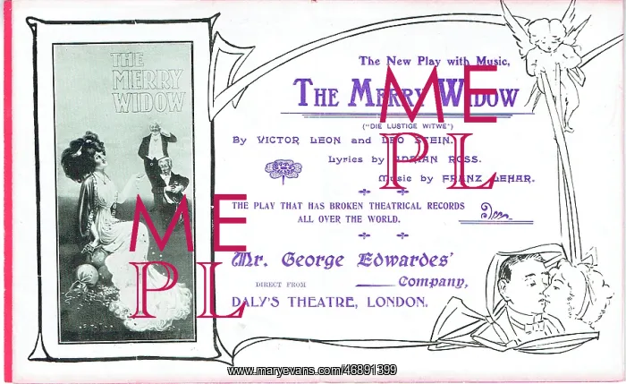 : The Merry Widow by Edward Morton : The Merry Widow by Edward Morton