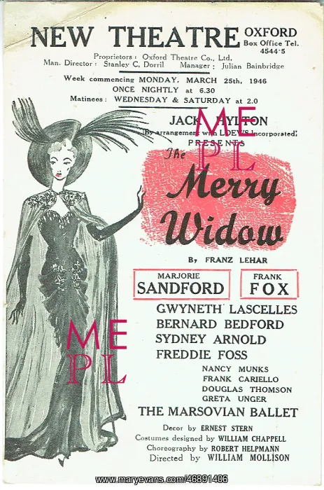 : The Merry Widow by Edward Morton : The Merry Widow by Edward Morton