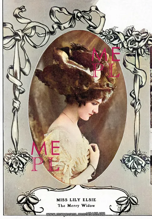 : MERRY WIDOW HAT 1907 : MERRY WIDOW HAT 1907