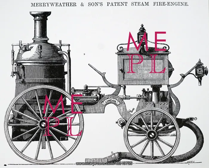 : Merryweather & Sons steam fire engine : Merryweather & Sons steam fire engine
