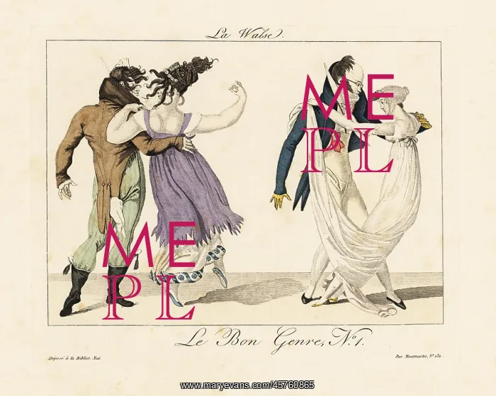 : Merveilleuses and incroyables dancing the waltz : Merveilleuses and incroyables dancing the waltz