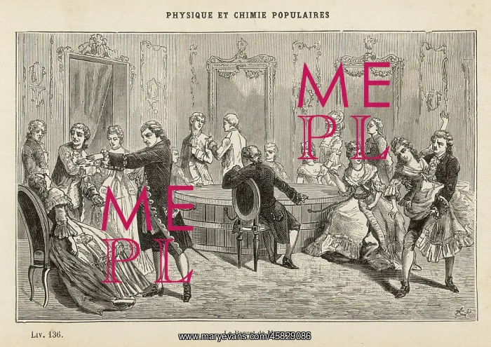 : Mesmer conducting a baquet in Paris : Mesmer conducting a baquet in Paris