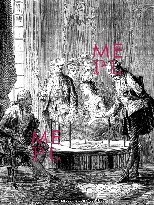 : Mesmer's tub at his consulting room in parish : Mesmer's tub at his consulting room in parish