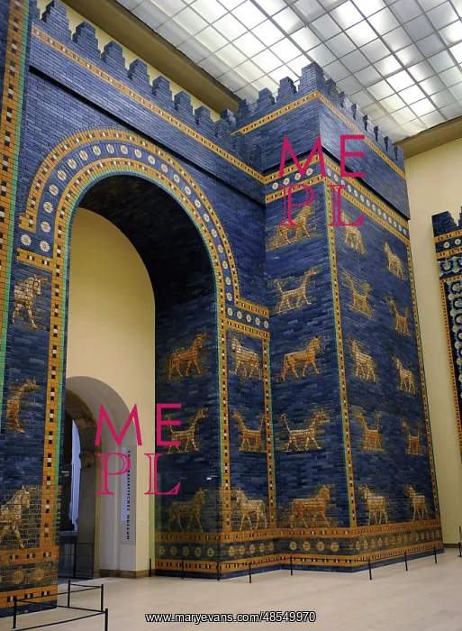: Mesopotamian art. Neo-Babylonian. Ishtar Gate. Pergamon Mus : Mesopotamian art. Neo-Babylonian. Ishtar Gate. Pergamon Mus