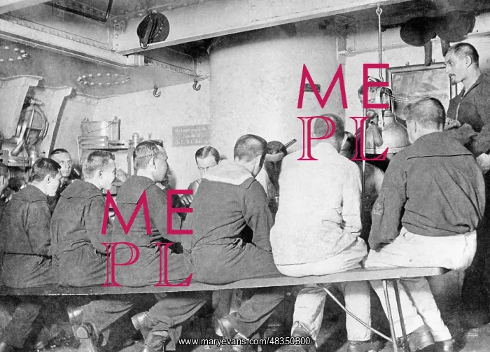 : Mess on a warship, 1905 : Mess on a warship, 1905
