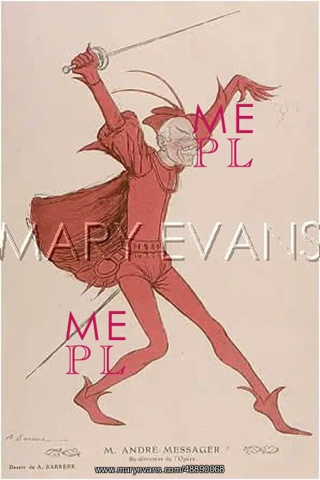 : MESSAGER. ANDRE-CHARLES-PROSPER MESSAGER (1853 - 1929), French composer : MESSAGER. ANDRE-CHARLES-PROSPER MESSAGER (1853 - 1929), French composer