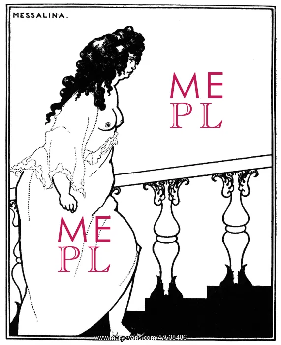 : Messalina by Aubrey Beardsley : Messalina by Aubrey Beardsley