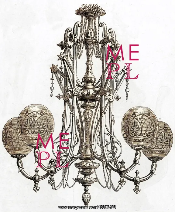 : Messenger Gas lit chandelier : Messenger Gas lit chandelier